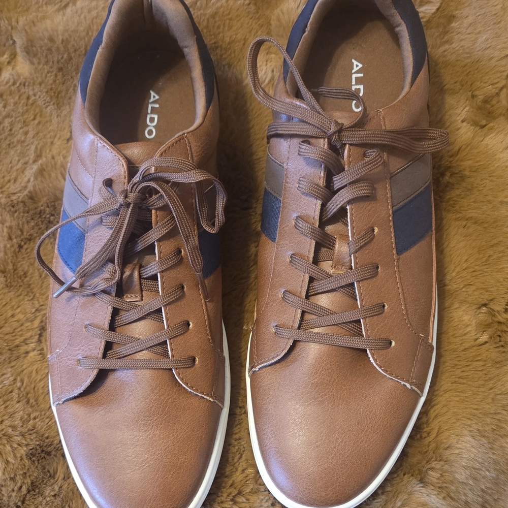 Aldo Men's Brown Casual Sneakers